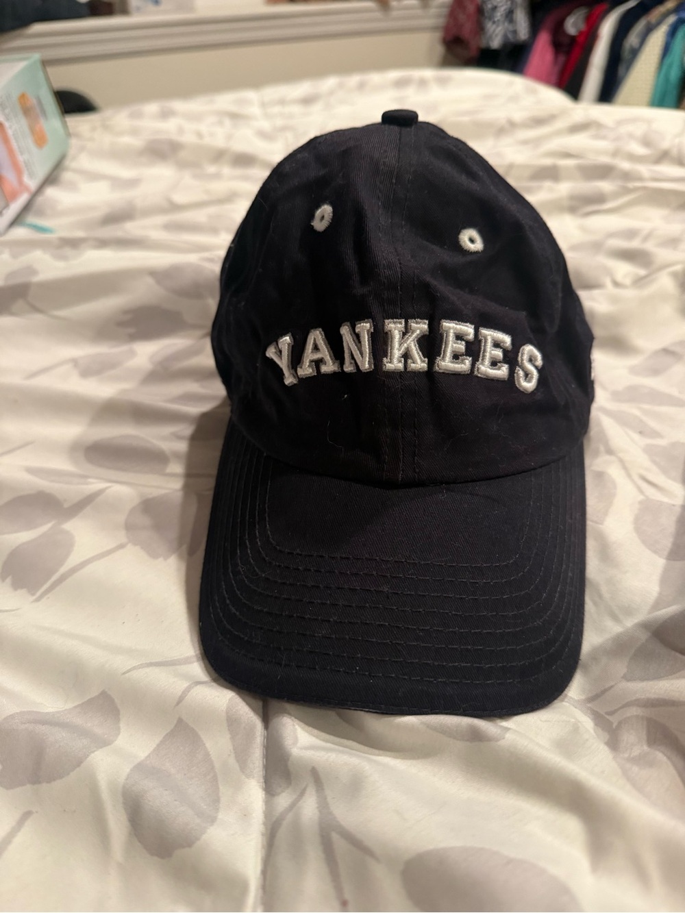 Kids' Yankees Embroidered Navy Baseball Cap
